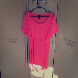 H&M neon pink cover-up - Size S